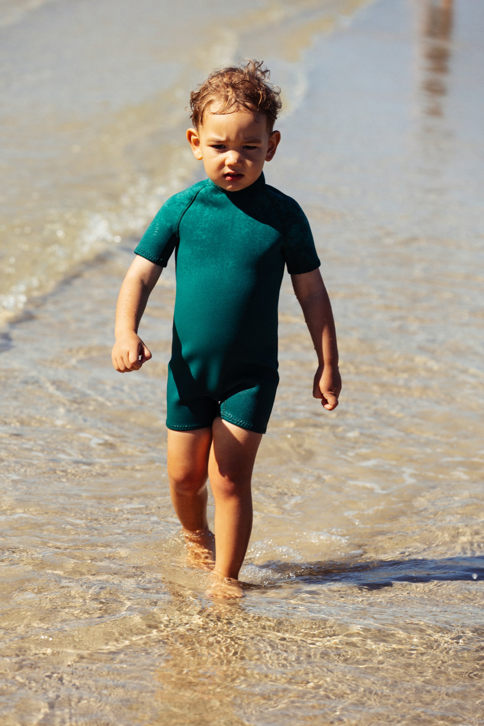 Short Sleeve Springsuit – Forest Green