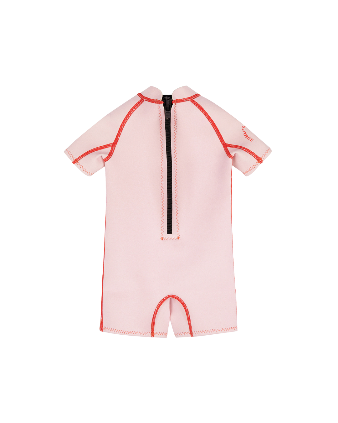 Short Sleeve Springsuit - Powder Pink/Tomato
