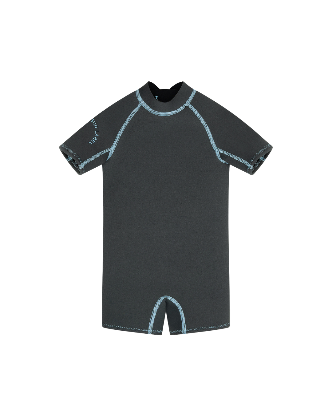 Short Sleeve Springsuit - Charcoal/Dusty Blue