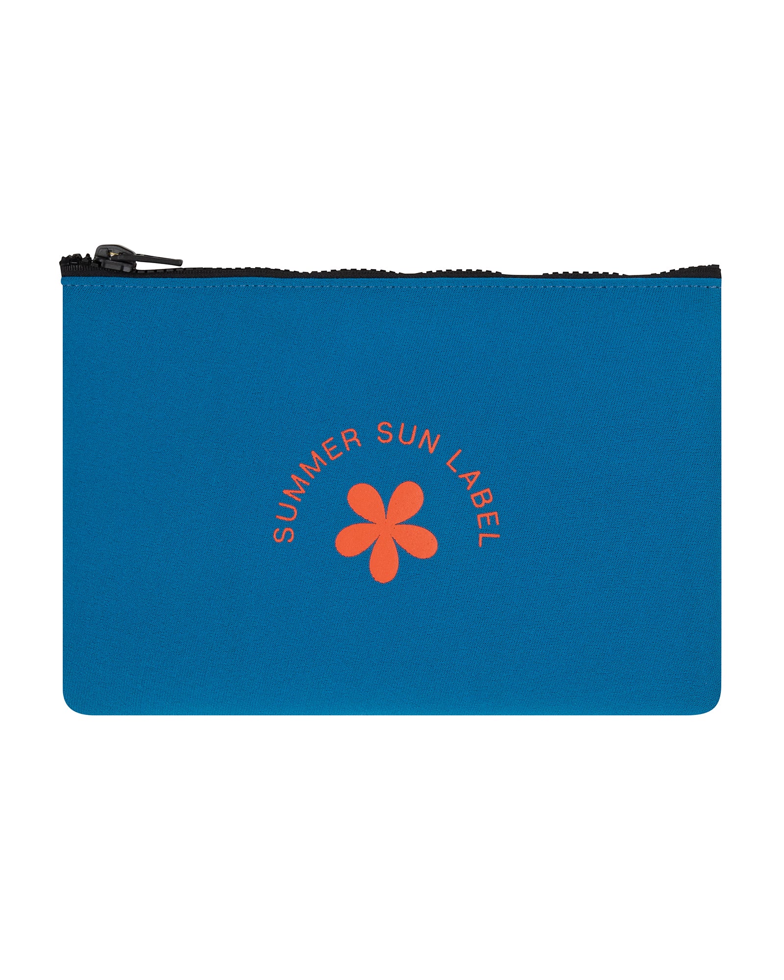 Beach Pouch - Mandarin/Marine Blue