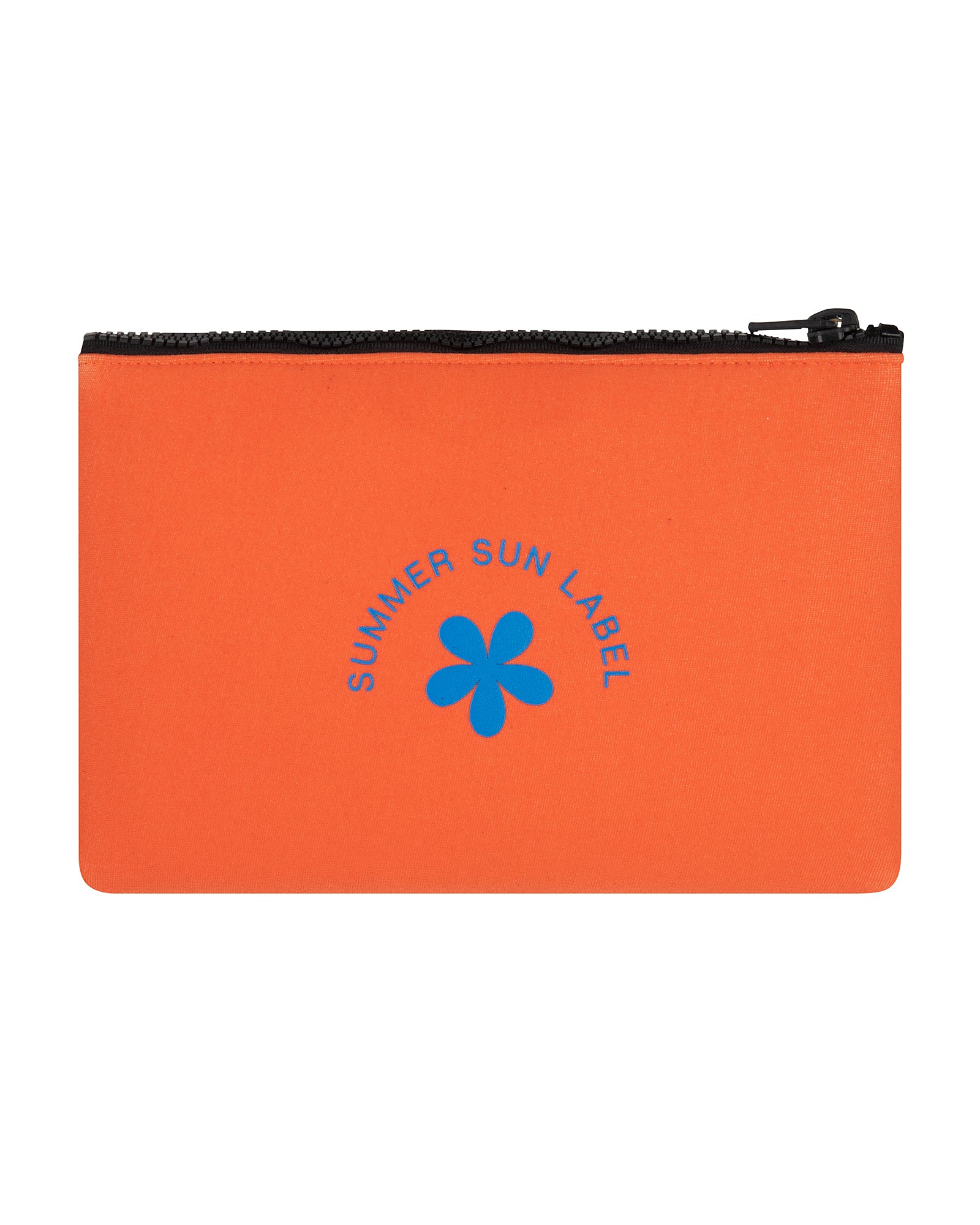 Beach Pouch - Mandarin/Marine Blue