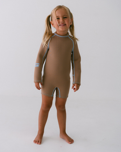 Springsuit Wetsuit - Mocha/Blue