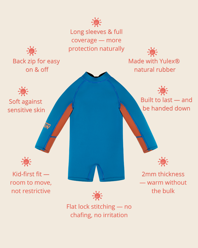 Springsuit Wetsuit - Marine/Mandarin