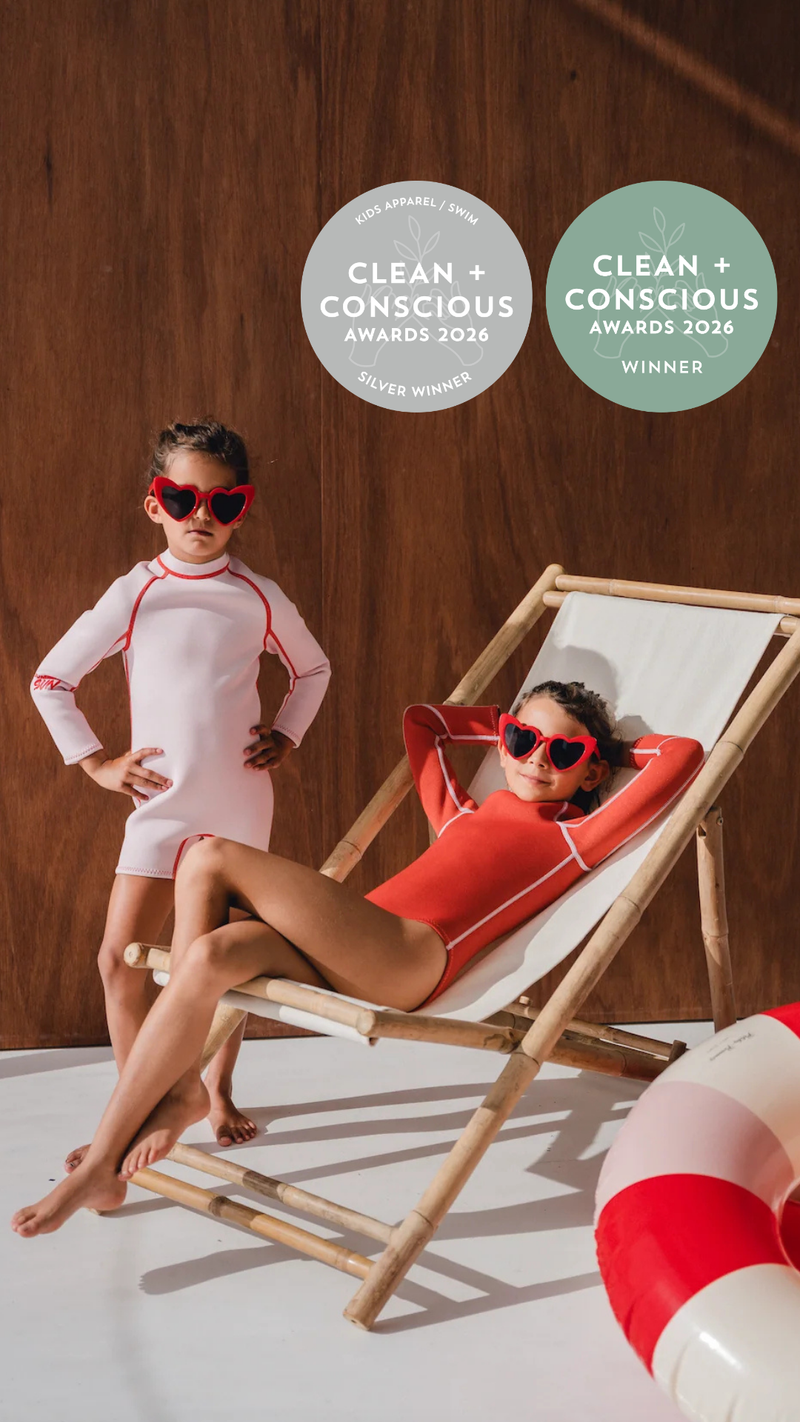 Springsuit Wetsuit - Powder Pink/Tomato