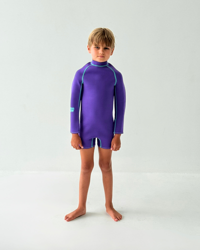 Springsuit Wetsuit - Violet/Aqua