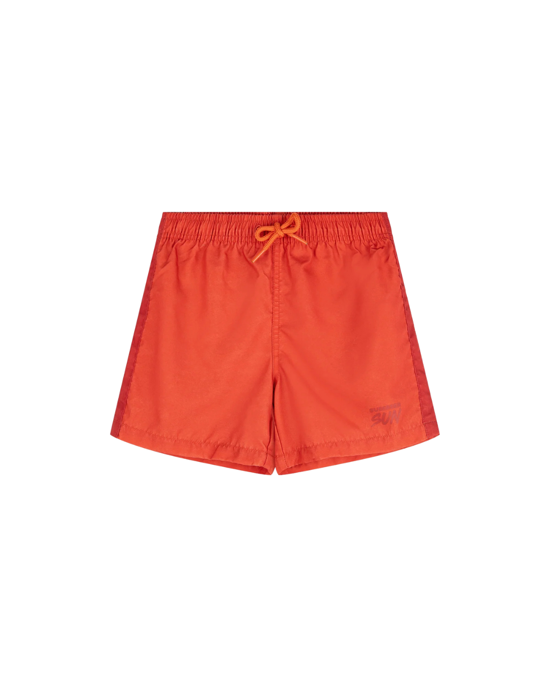 Chilli Red with Tomato Stripe Boardshort