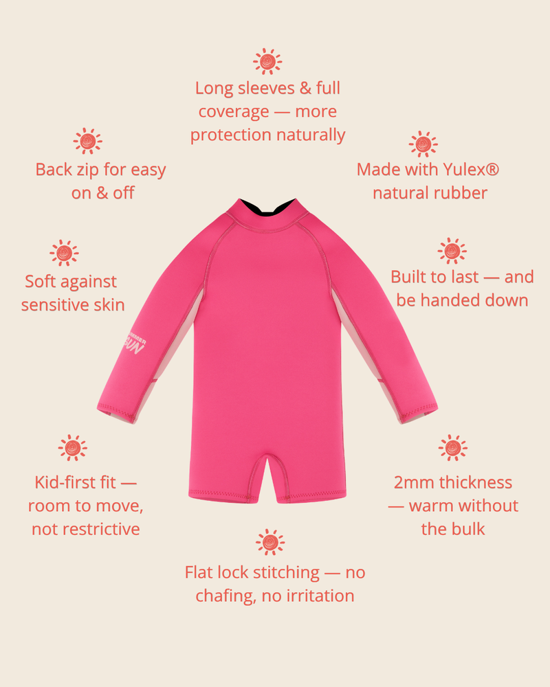 Springsuit Wetsuit - Candy Pink/Powder Pink