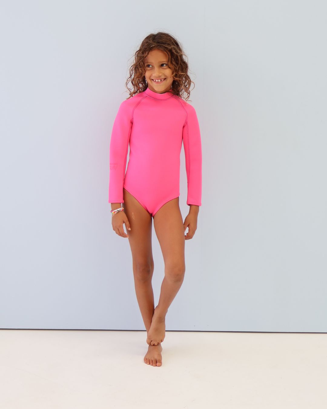 Long Sleeve Paddle Suit - Candy Pink