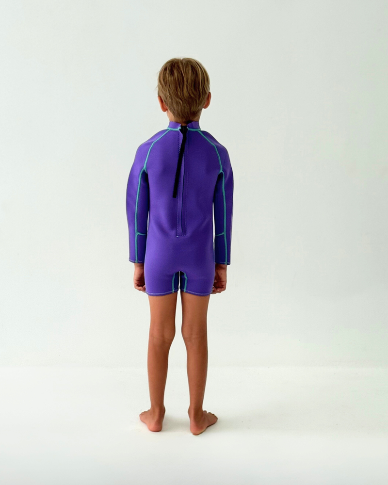 Springsuit Wetsuit - Violet/Aqua