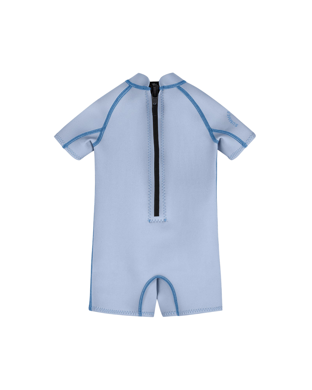 Short Sleeve Springsuit - Dusty Blue/Marine Blue