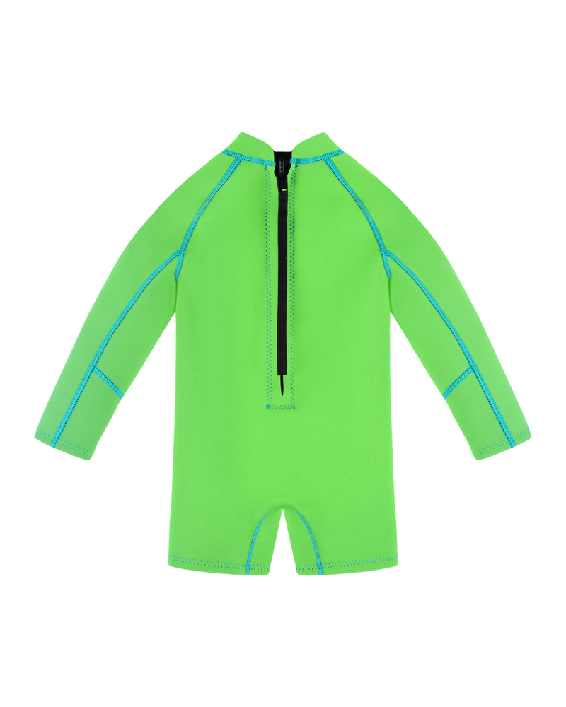 Springsuit Wetsuit - Electric Green/Blue