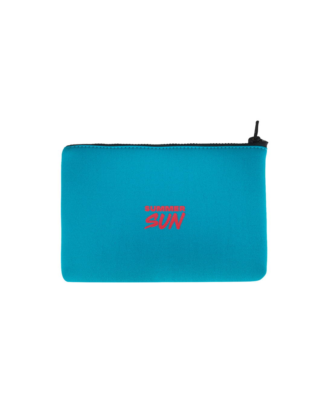 Beach Pouch - Tomato/Teal