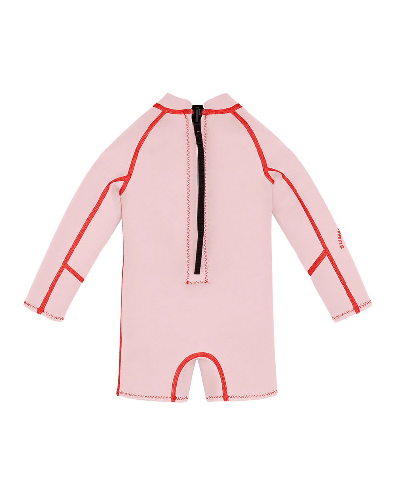 Springsuit Wetsuit - Powder Pink/Tomato