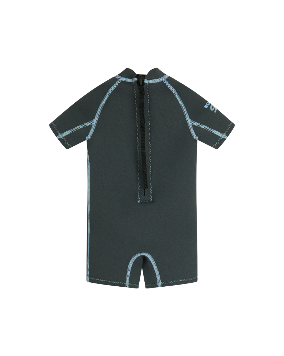Short Sleeve Springsuit - Charcoal/Dusty Blue