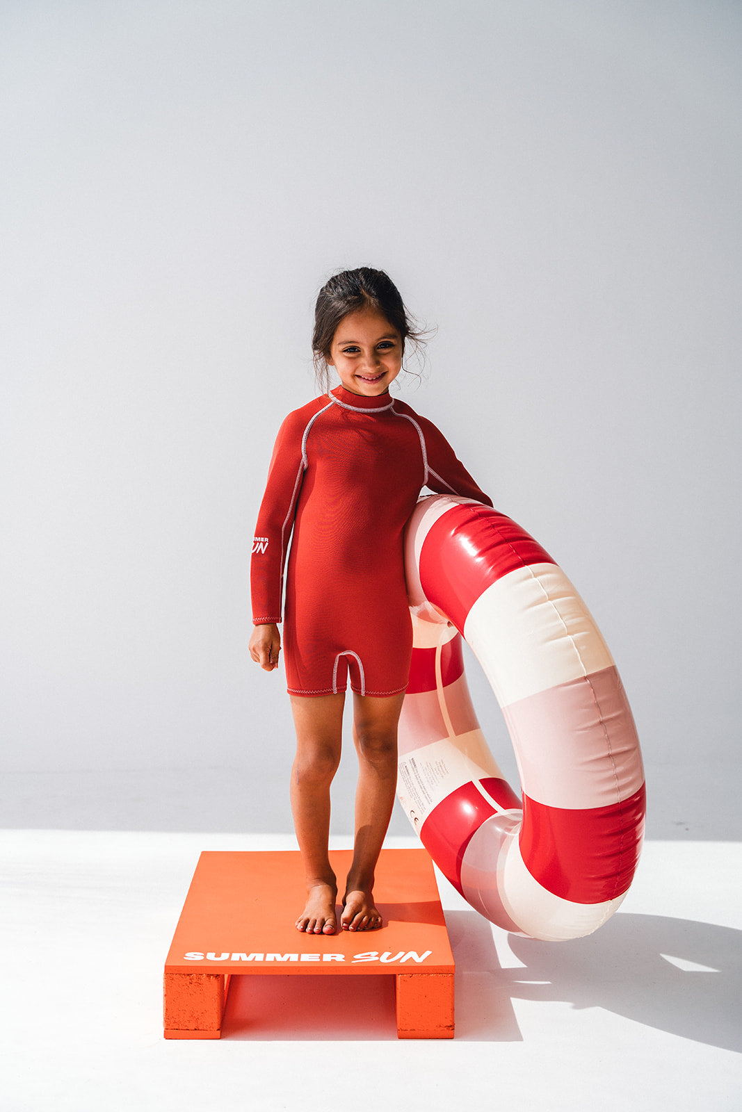 Springsuit Wetsuit - Tomato/Powder Pink