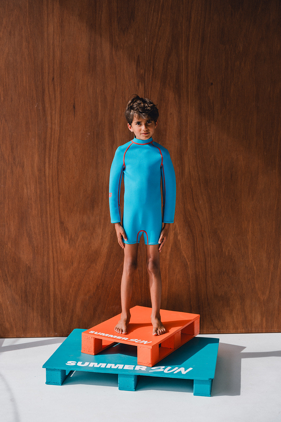 Springsuit Wetsuit - Teal/Chilli