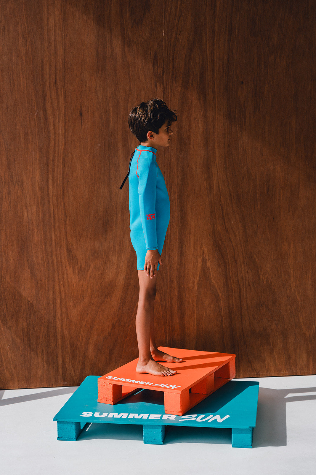 Springsuit Wetsuit - Teal/Chilli