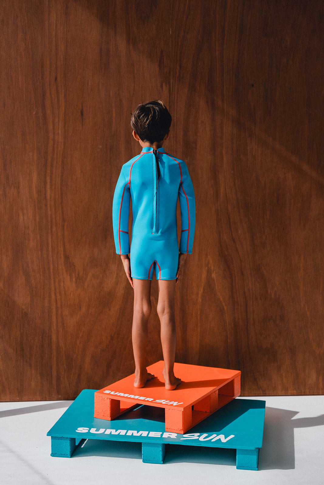 Springsuit Wetsuit - Teal/Chilli