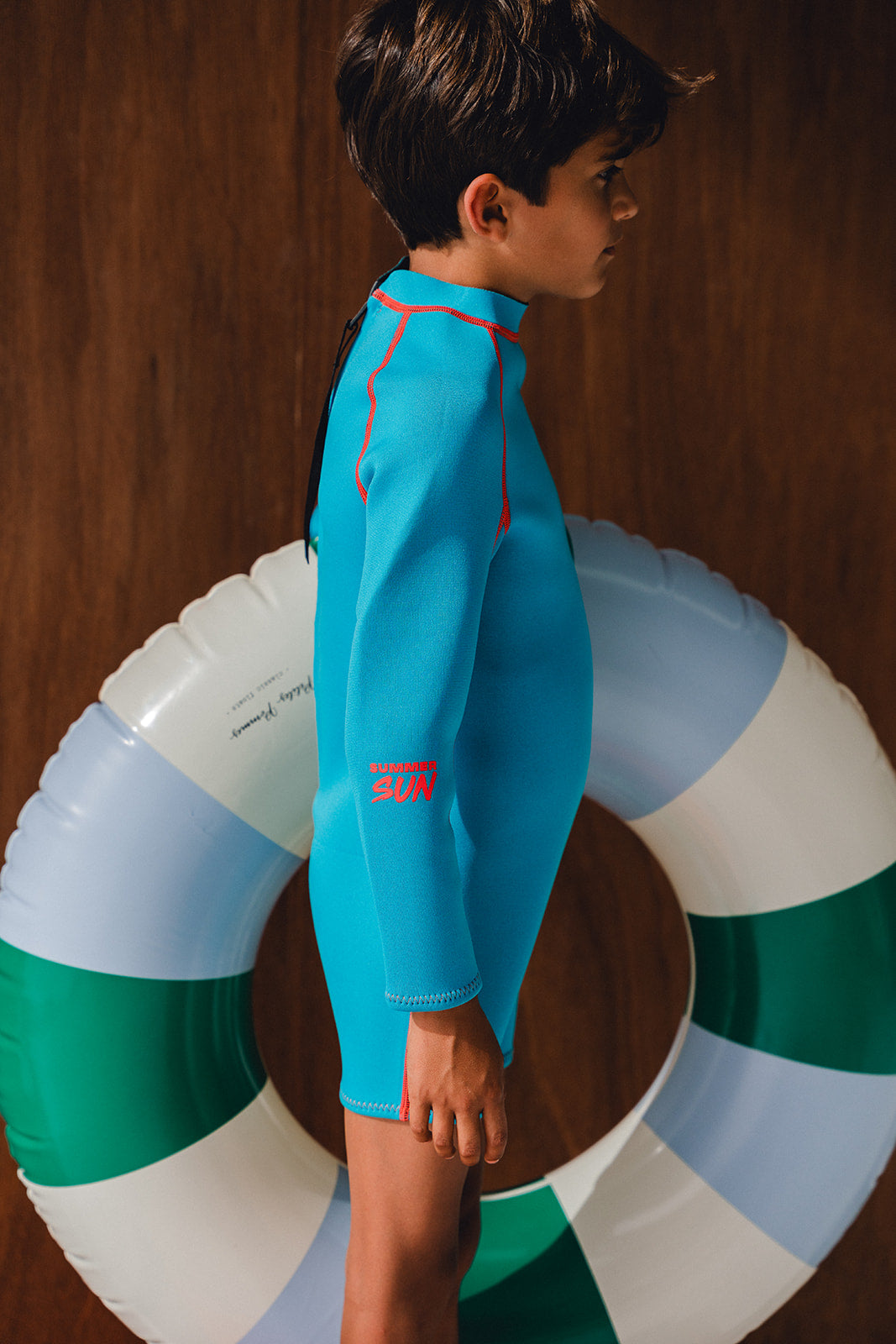 Springsuit Wetsuit - Teal/Chilli