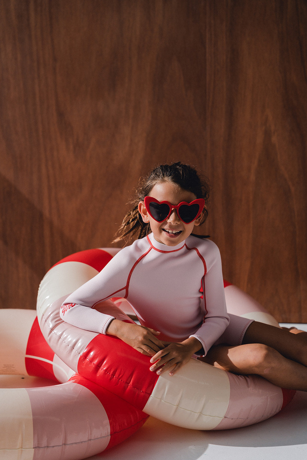 Springsuit Wetsuit - Powder Pink/Tomato