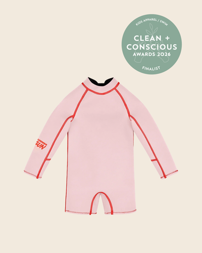 Springsuit Wetsuit - Powder Pink/Tomato