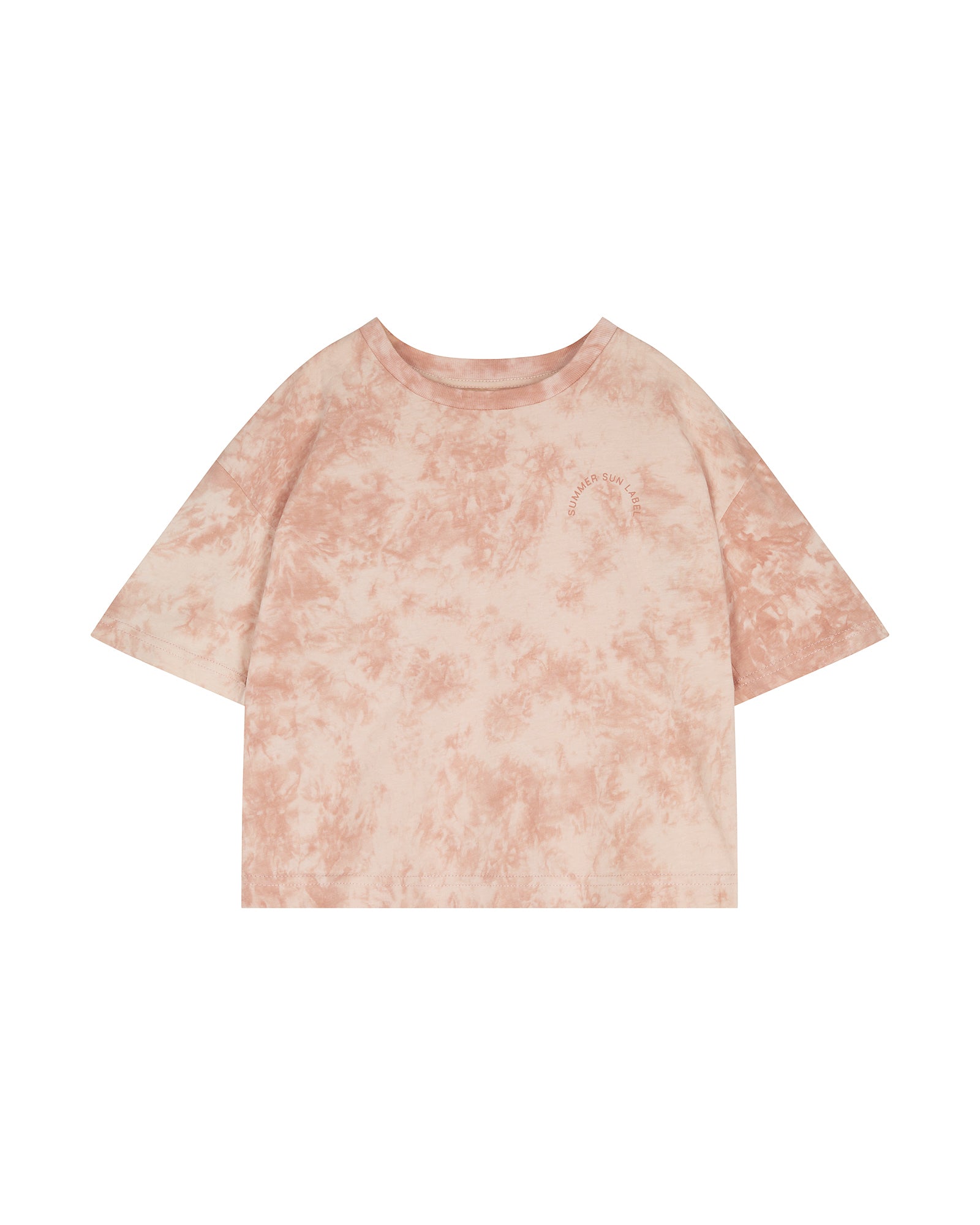 Short Sleeve T-Shirt - Pink Tie Dye