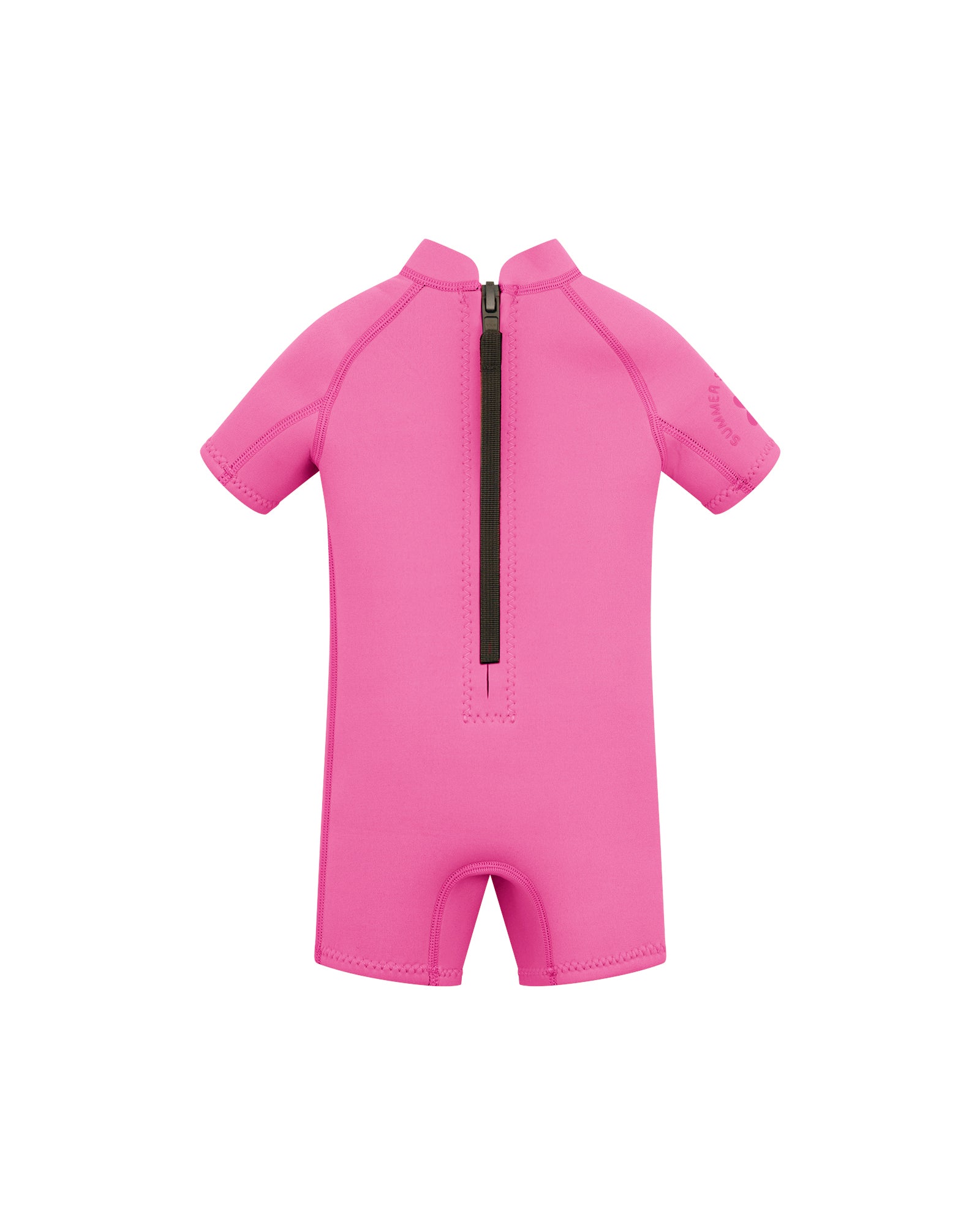 Short Sleeve Springsuit - Fuschia Pink