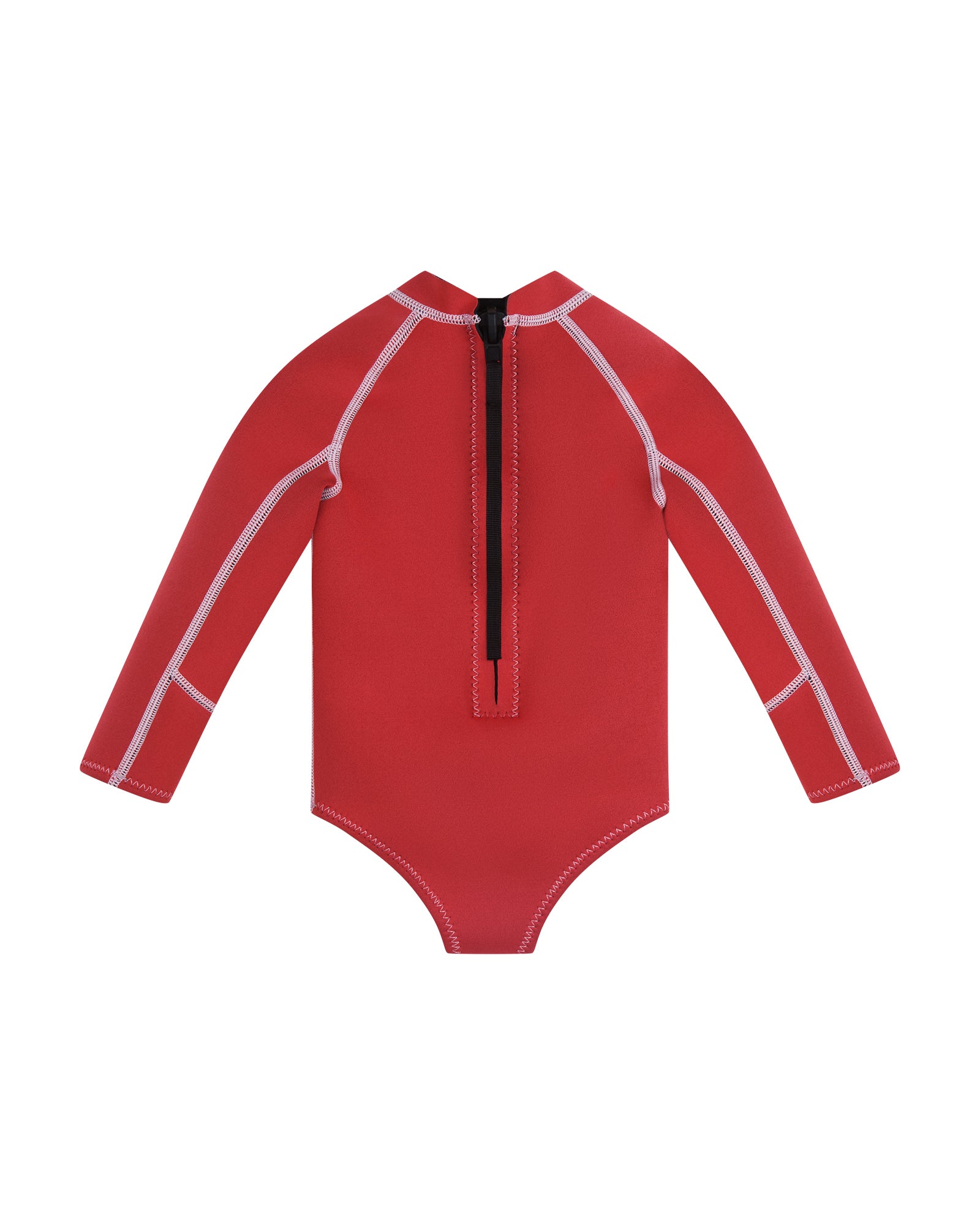 Long Sleeve Paddle Suit - Tomato /Powder Pink