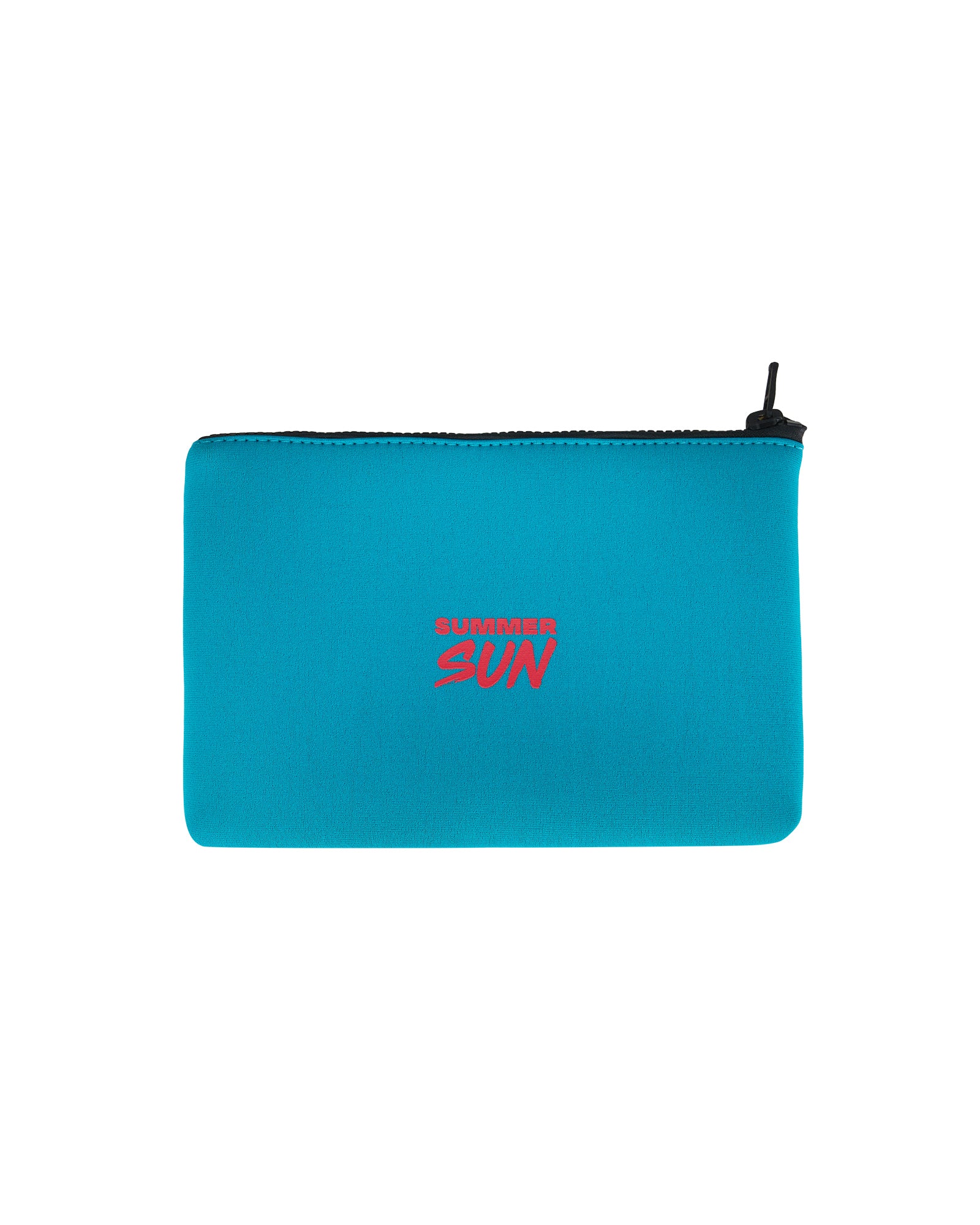 Beach Pouch - Tomato/Teal