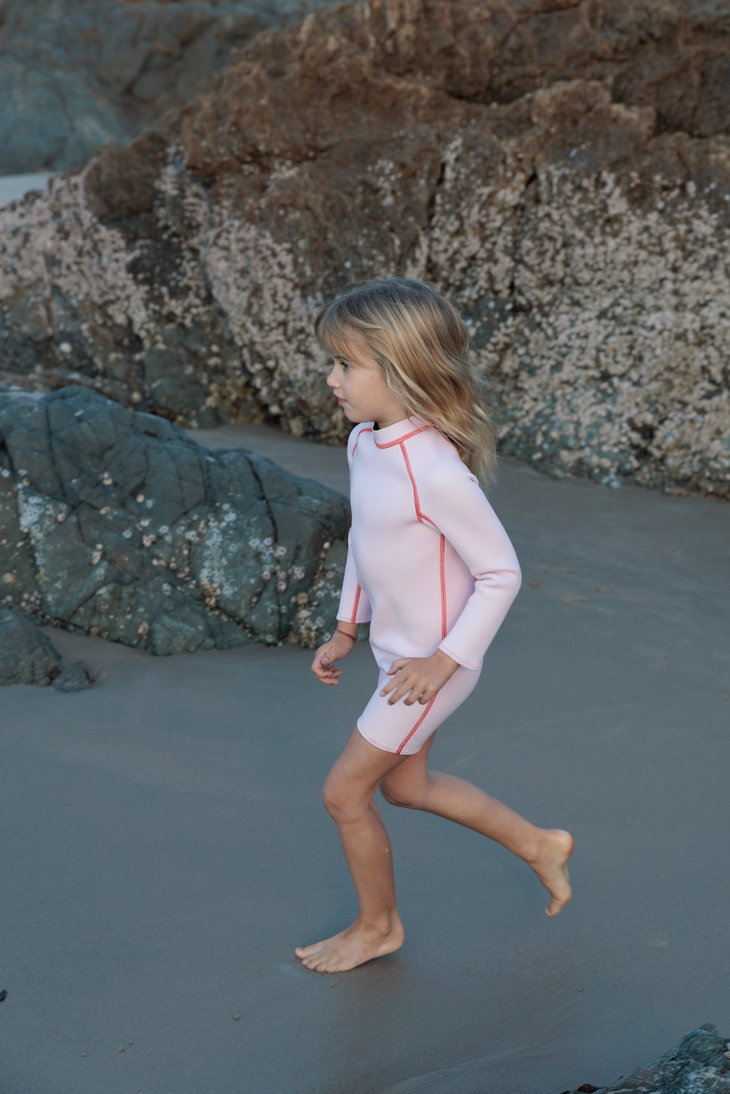 Springsuit Wetsuit - Powder Pink/Tomato