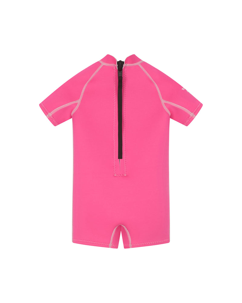 Short Sleeve Springsuit - Candy Pink/Powder Pink