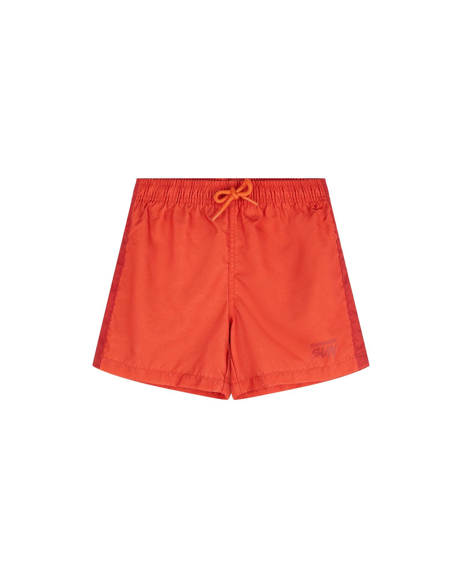 Chilli Red with Tomato Stripe Boardshort