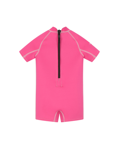 Short Sleeve Springsuit - Candy Pink/Powder Pink