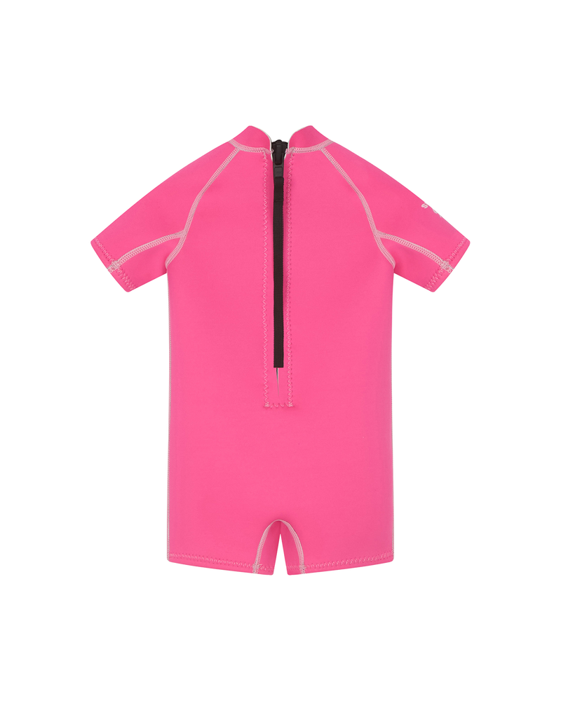 Short Sleeve Springsuit - Candy Pink/Powder Pink