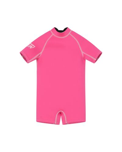 Short Sleeve Springsuit - Candy Pink/Powder Pink