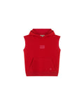 Sleeveless Hoodie - Chilli/Candy Pink